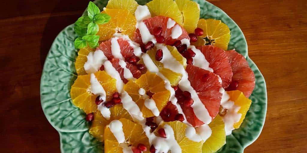 Salada Cítrica com Romã: Uma Explosão de Sabores Frescos